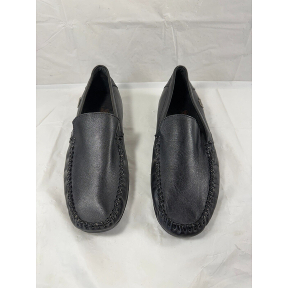 LacosteMen's Leather Loafer Shoes black Italy size 9